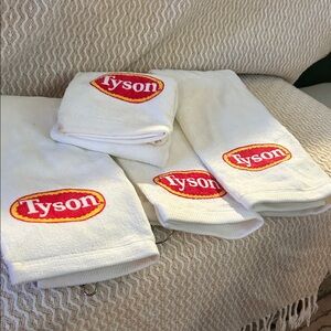 4 new Tyson golf towels
